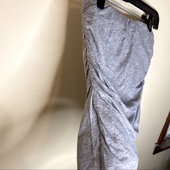 NWT SPLENDID Gray Shirred Mini Skirt Sz XS - Picture 6 of 10